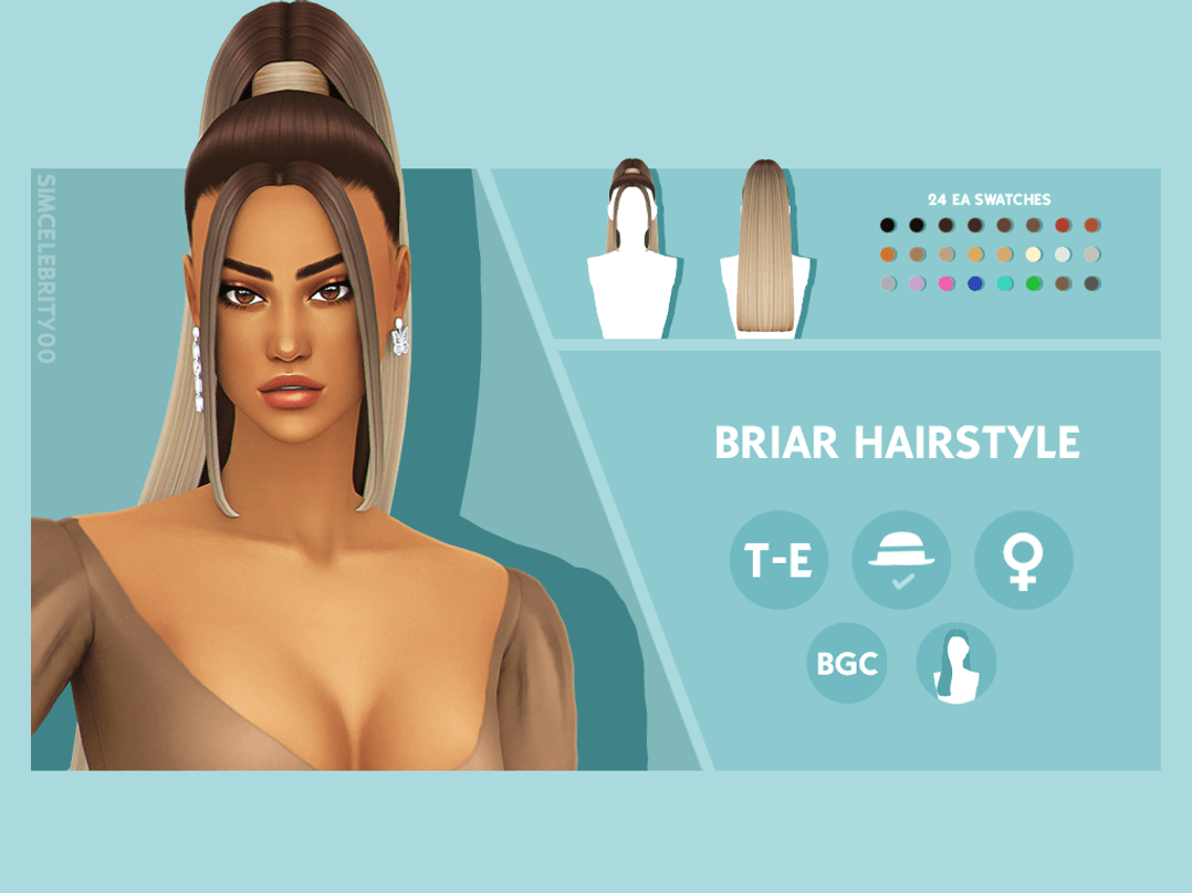 Скриншот мода Прическа Briar Hairstyle